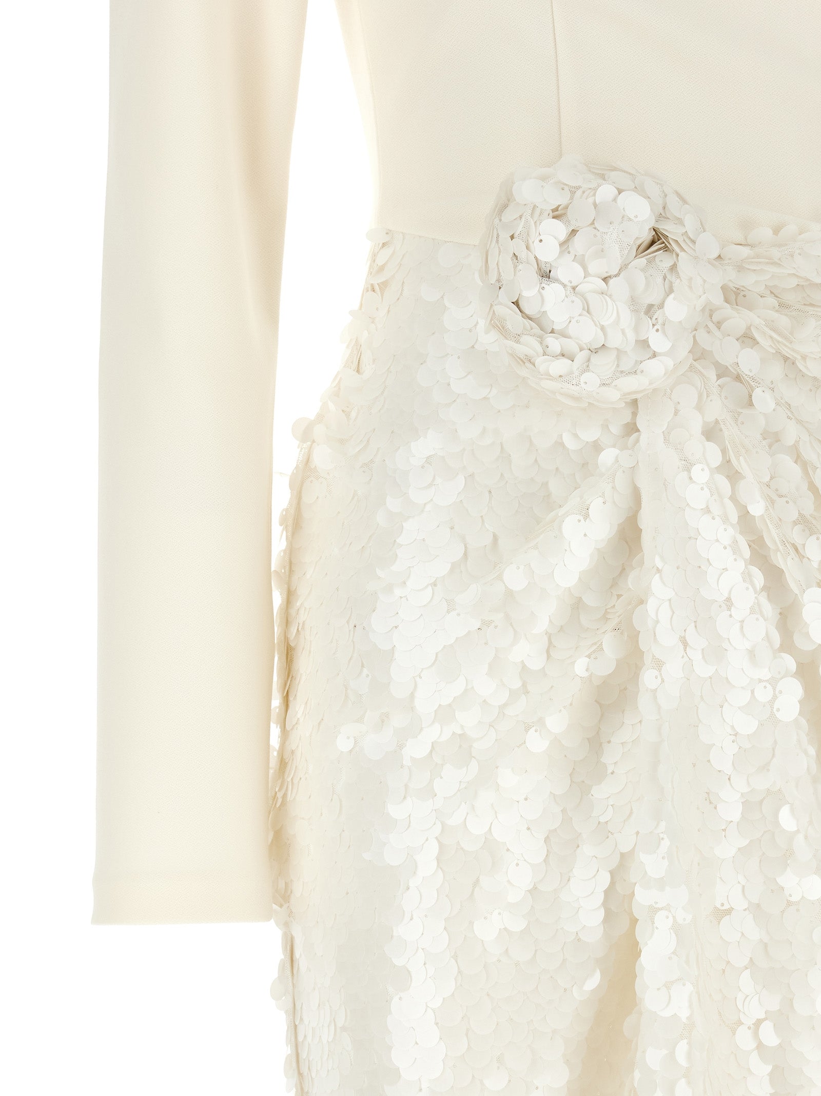 Rotate Birger Christensen 'Knotted' Dress With Flower