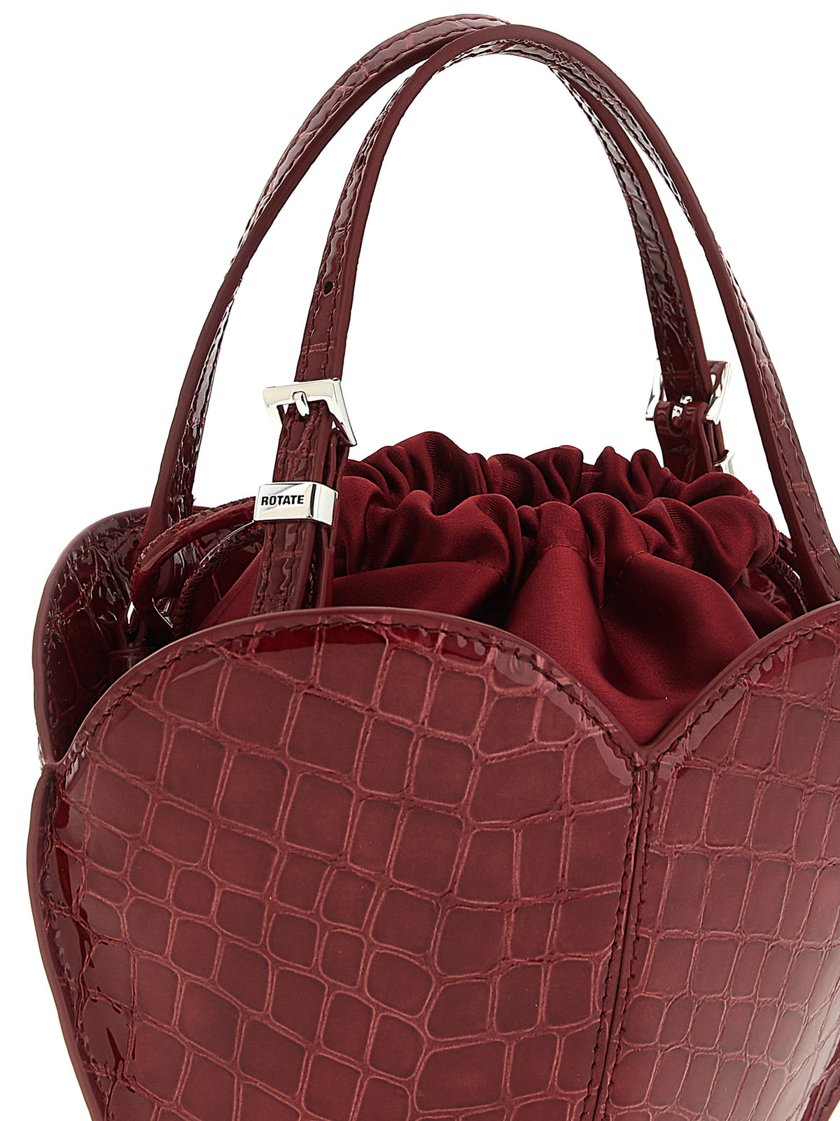 Rotate Birger Christensen 'The Heart' Burgundy Handbag