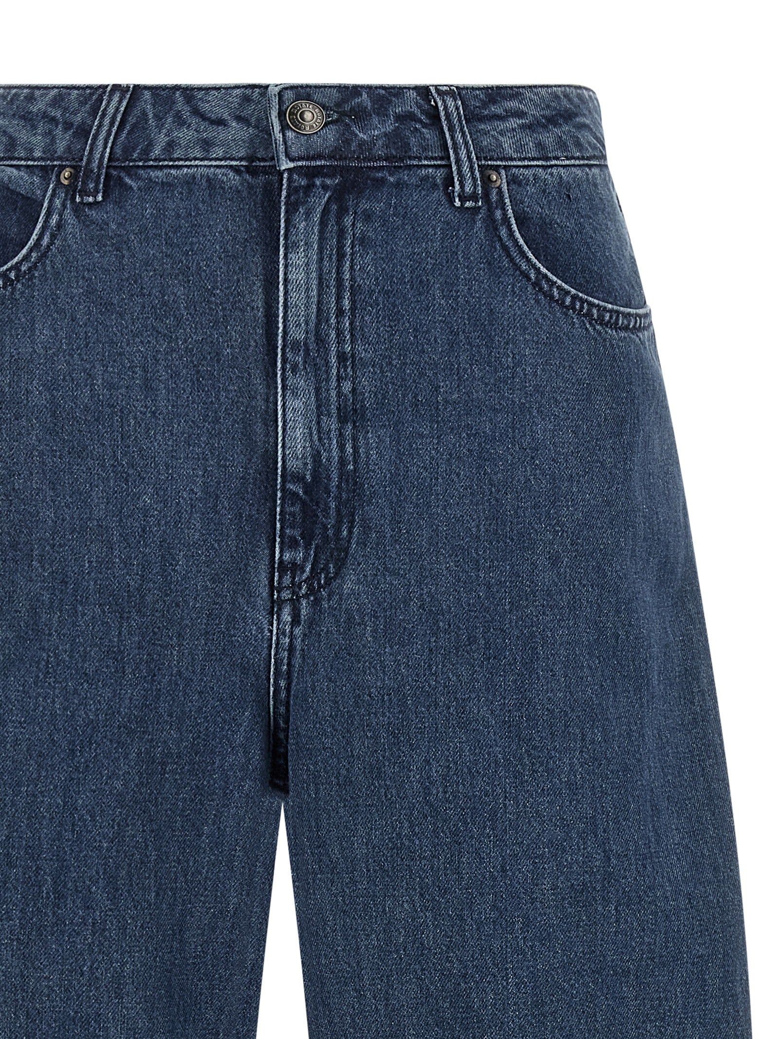 Rotate Birger Christensen 'Draped Barrel Leg' Jeans