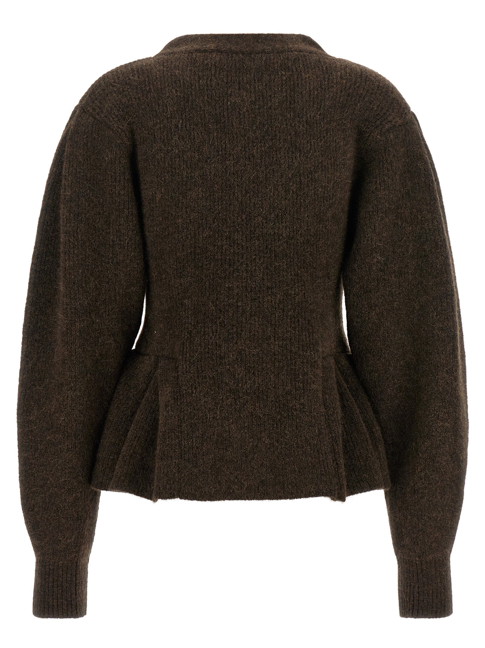 Rotate Birger Christensen 'Peplum' Fund Cardigan