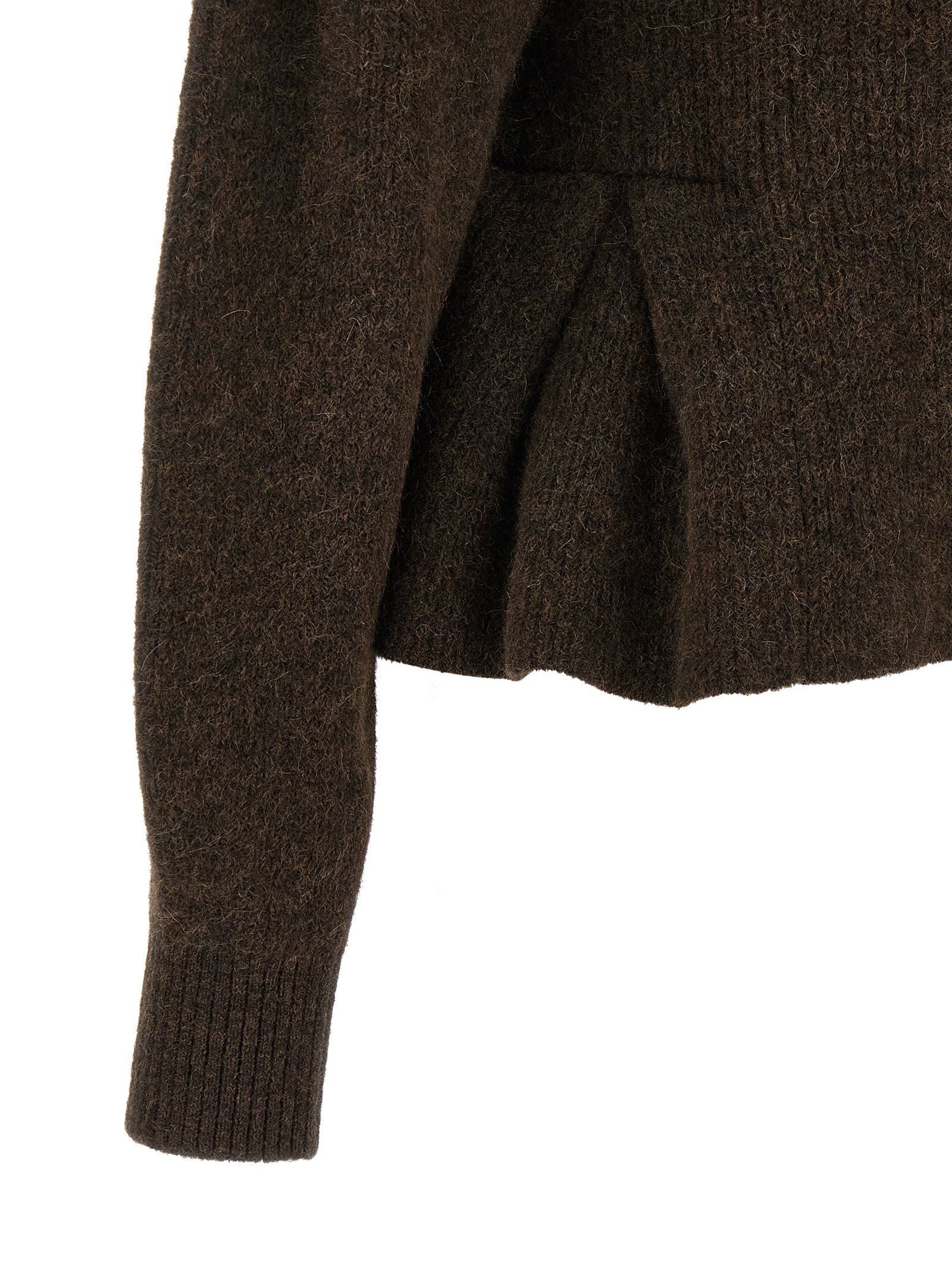 Rotate Birger Christensen 'Peplum' Fund Cardigan