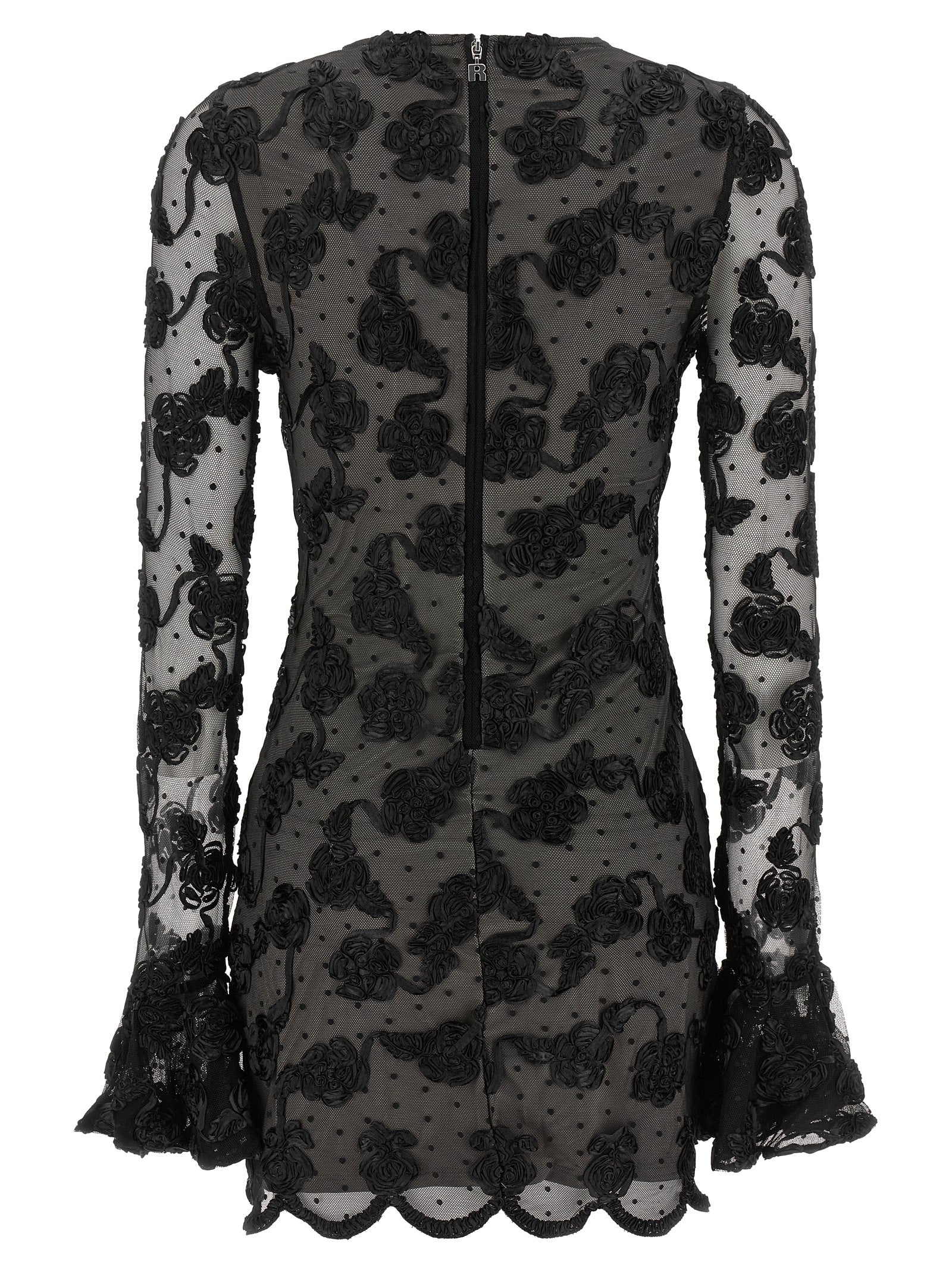 Rotate Birger Christensen 'Flower Mesh' Dress