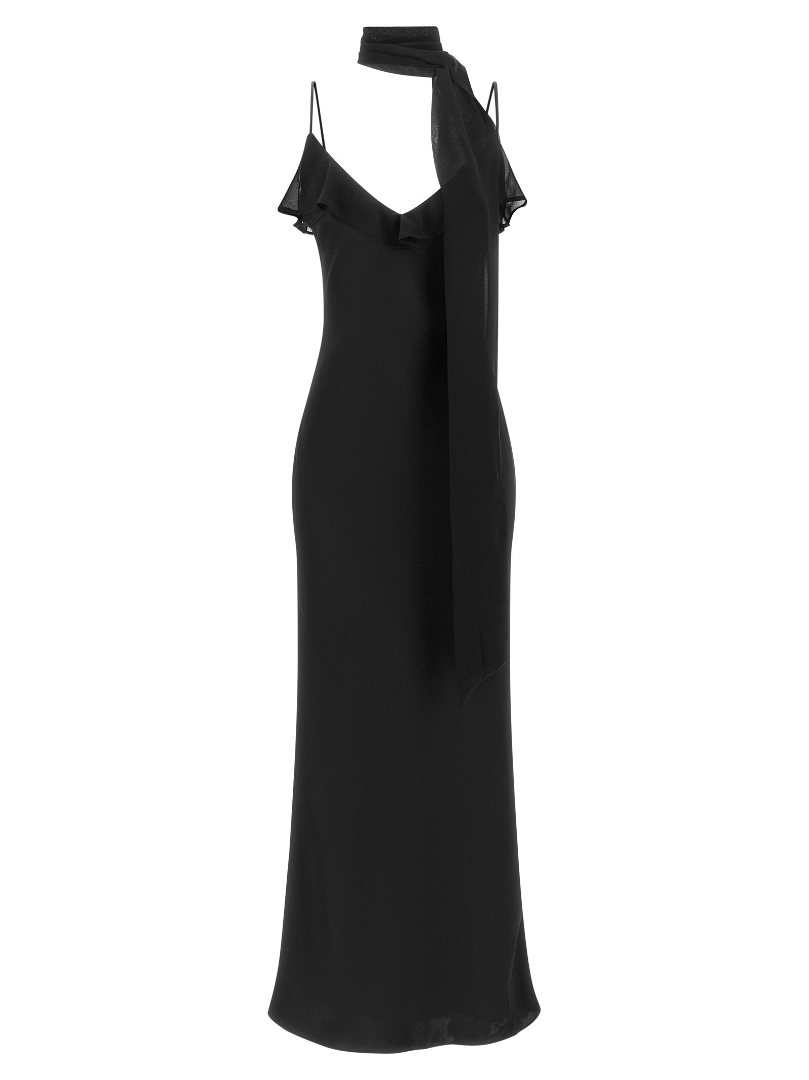 Rotate Birger Christensen Slip Dress With Scarf