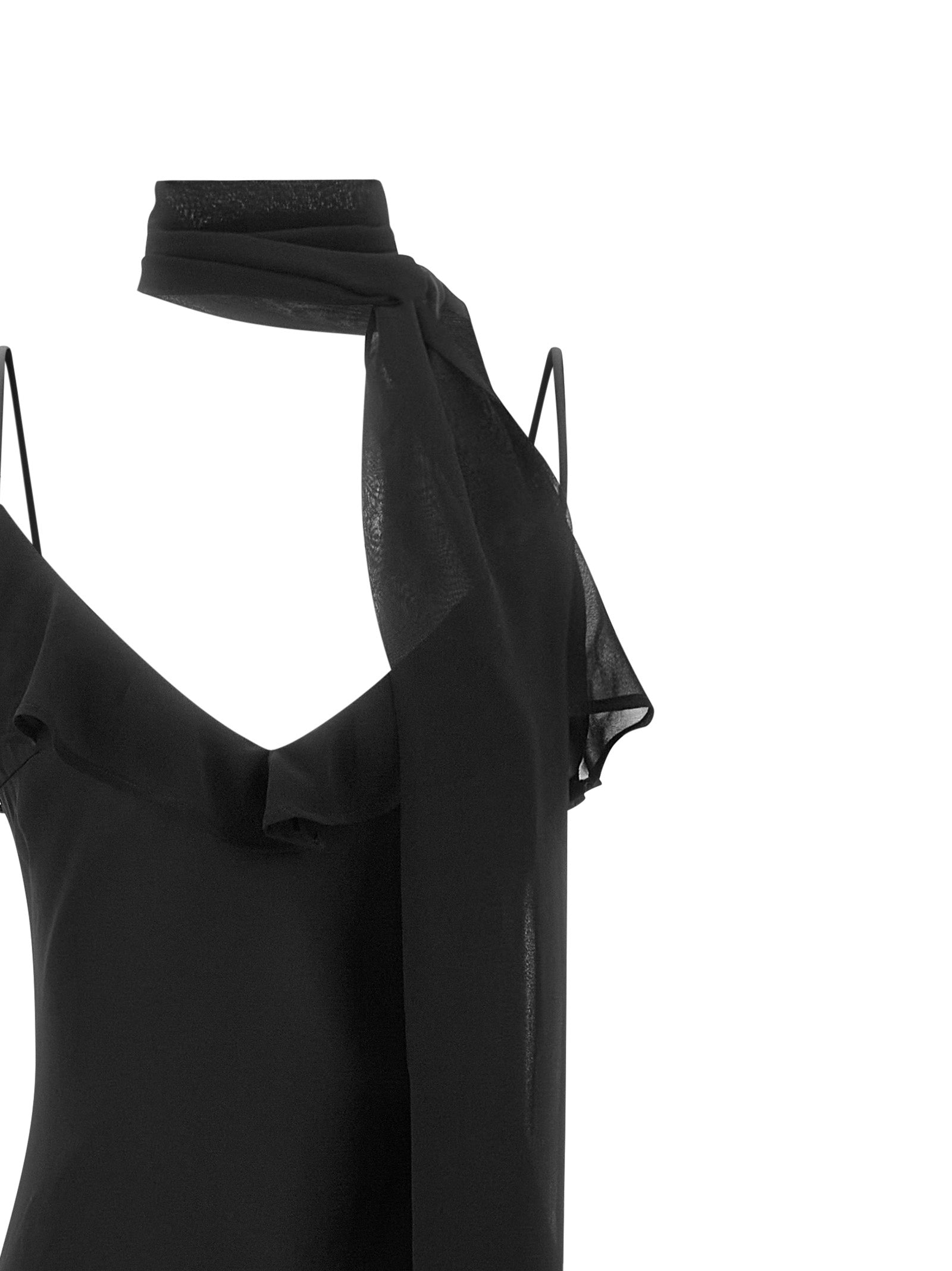 Rotate Birger Christensen Slip Dress With Scarf