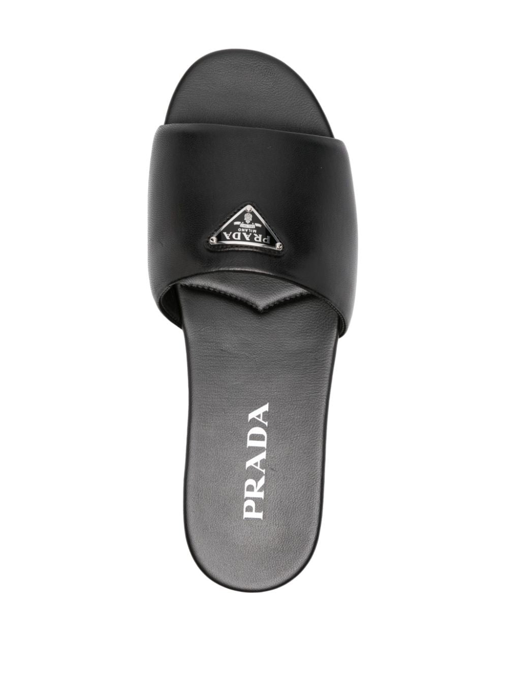 Prada Leather Slides