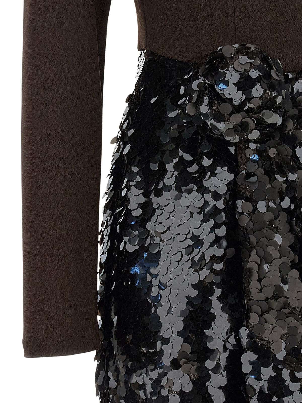 Rotate Birger Christensen 'Knotted Midi Dress' Dress