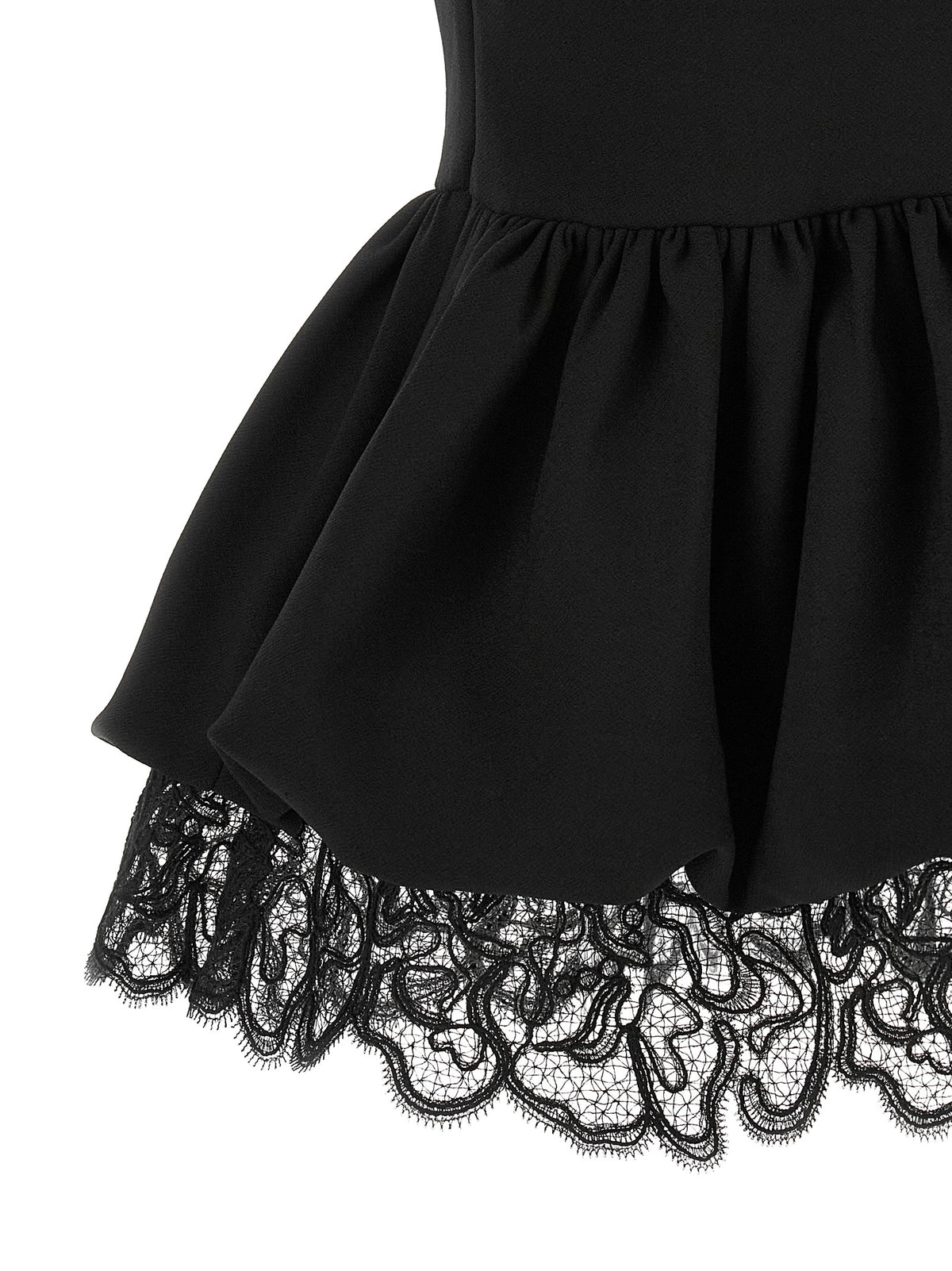 Rotate Birger Christensen Black Peplum Top