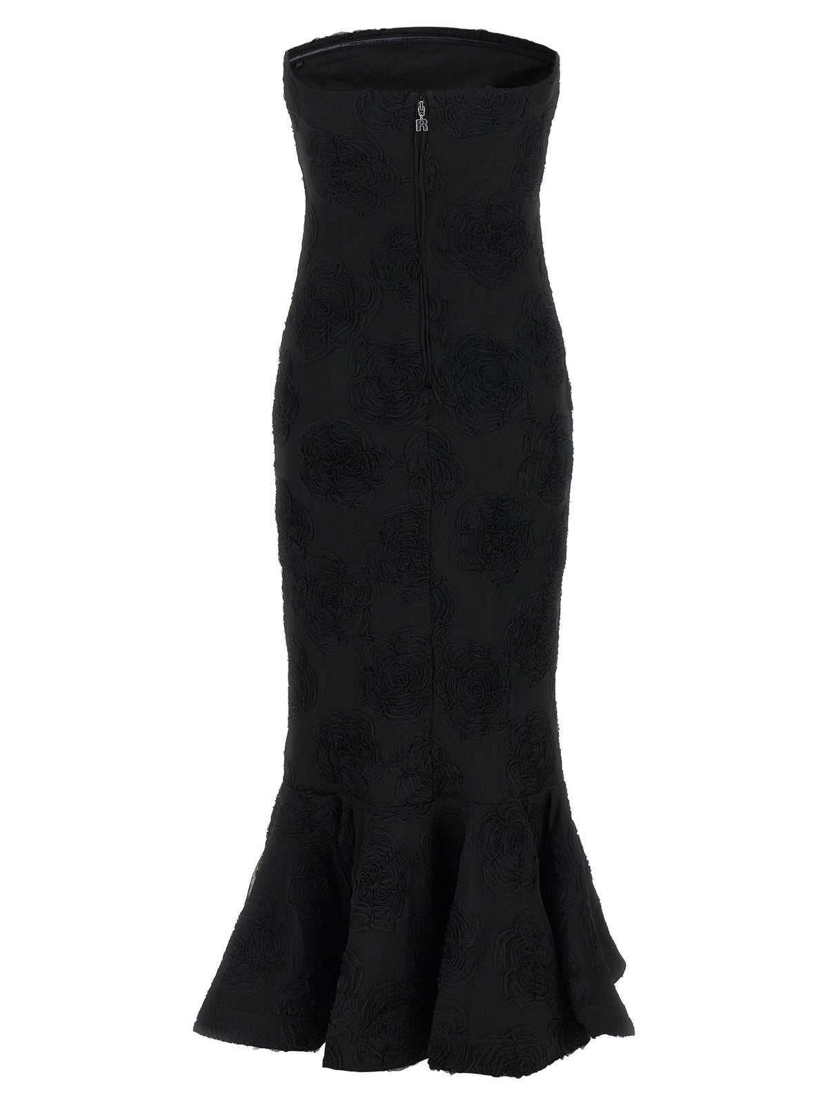 Rotate Birger Christensen 'Flower Mesh Flounce' Dress