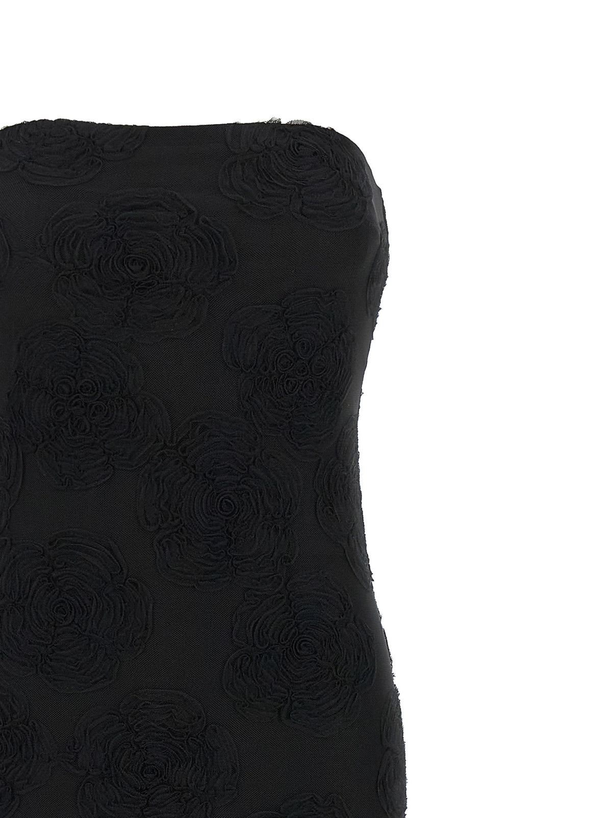 Rotate Birger Christensen 'Flower Mesh Flounce' Dress