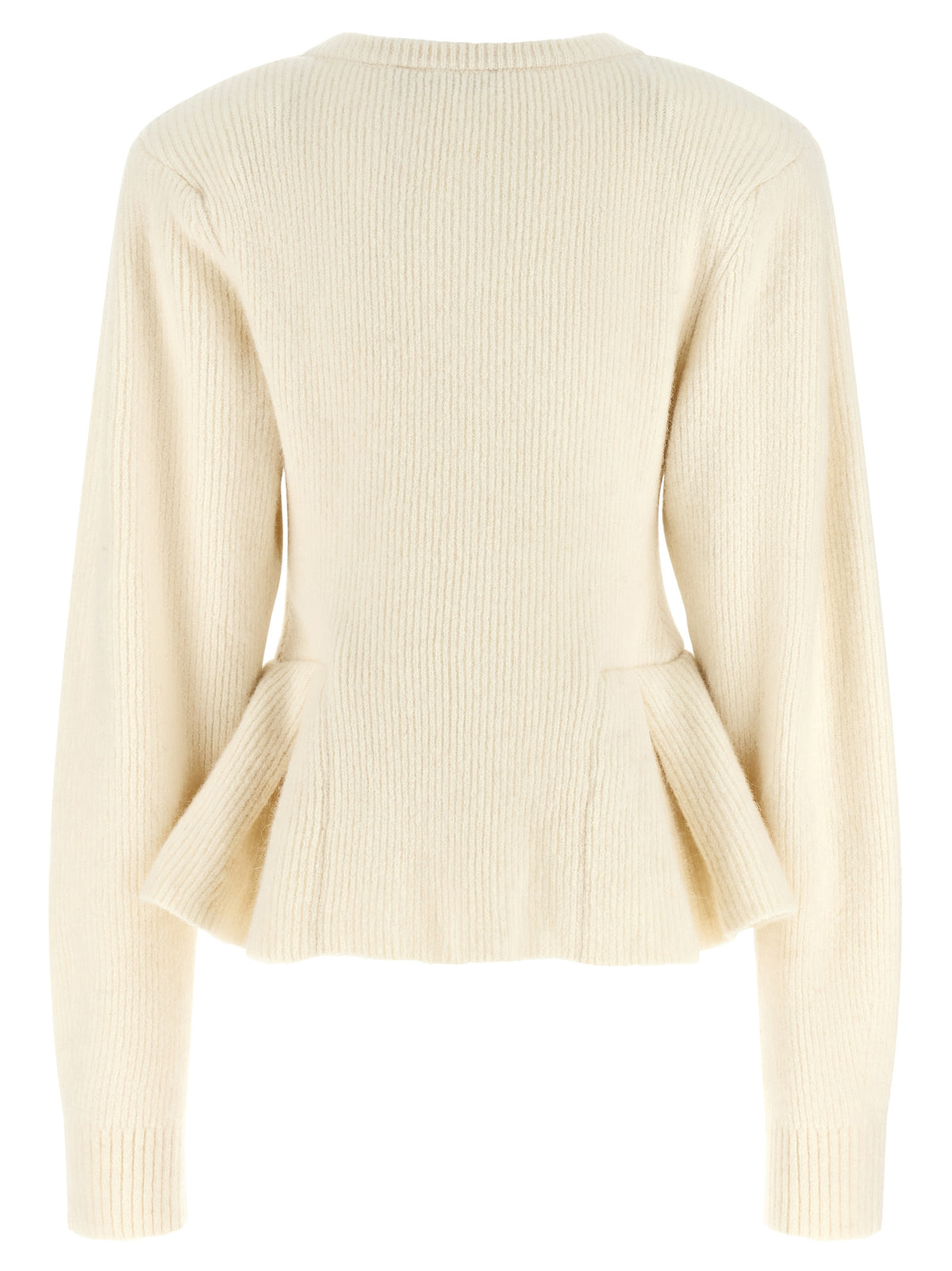 Rotate Birger Christensen White Jewel Buttons Cardigan