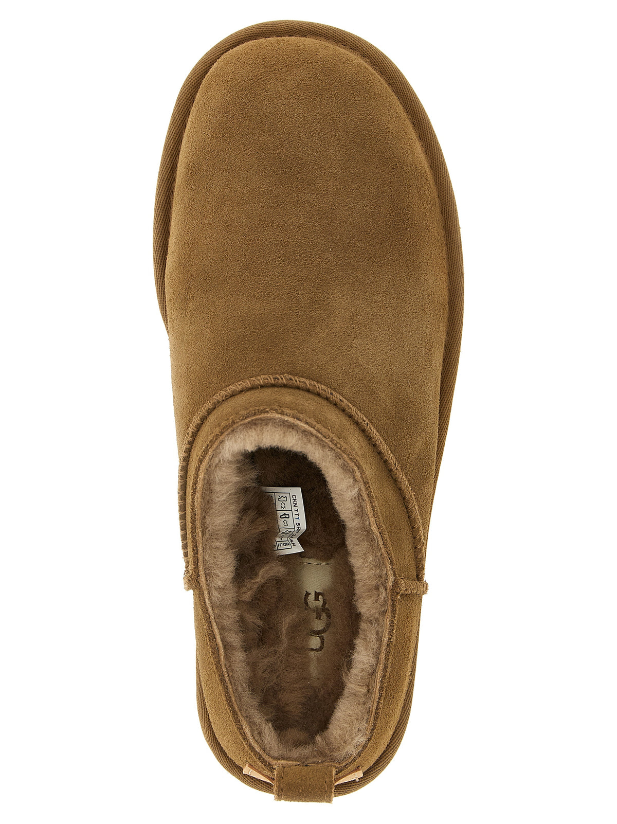 Ugg 'Classic Micro' Brown Ankle Boots