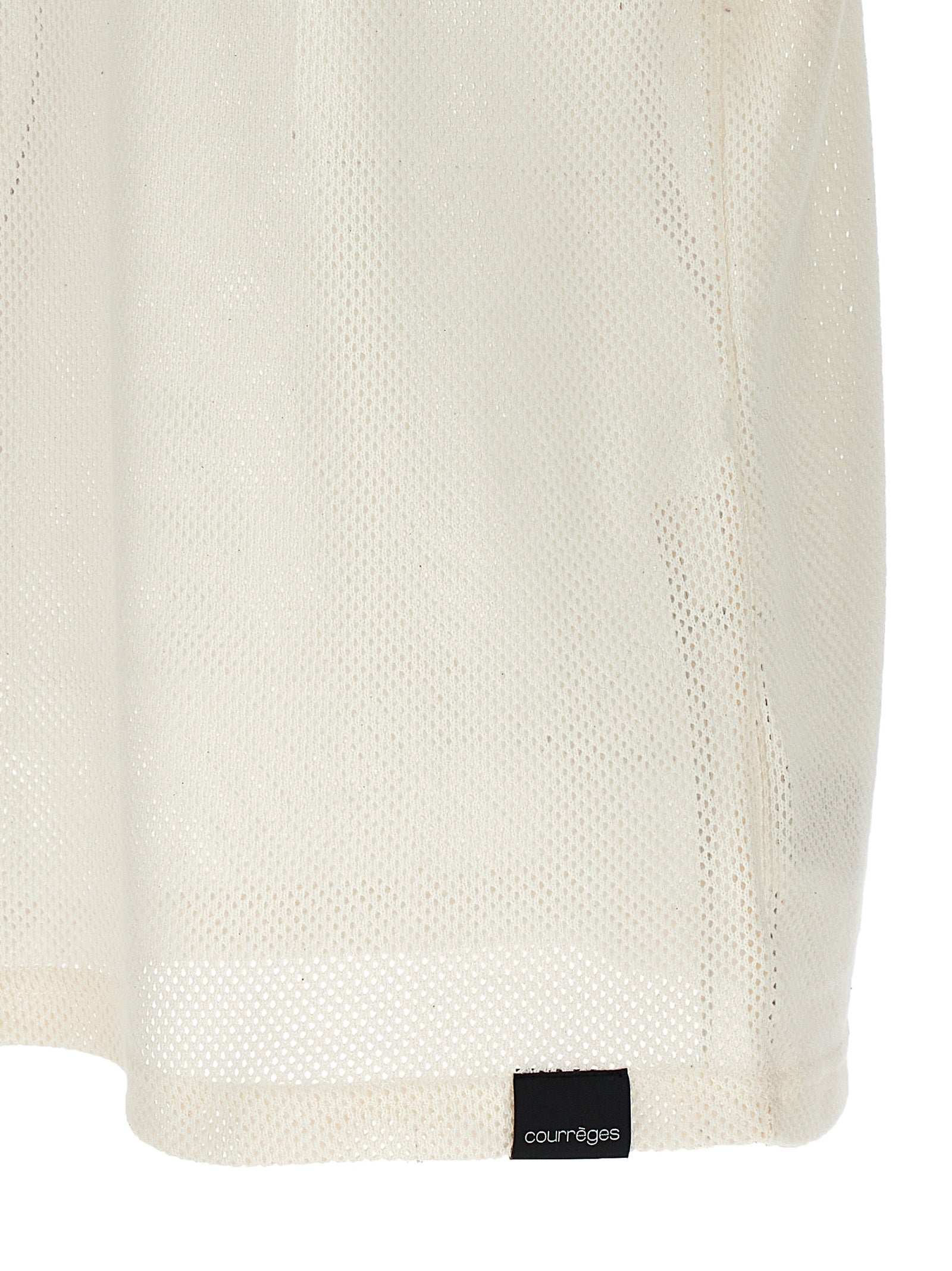 Courreges 'Ac Mesh' Polo Shirt