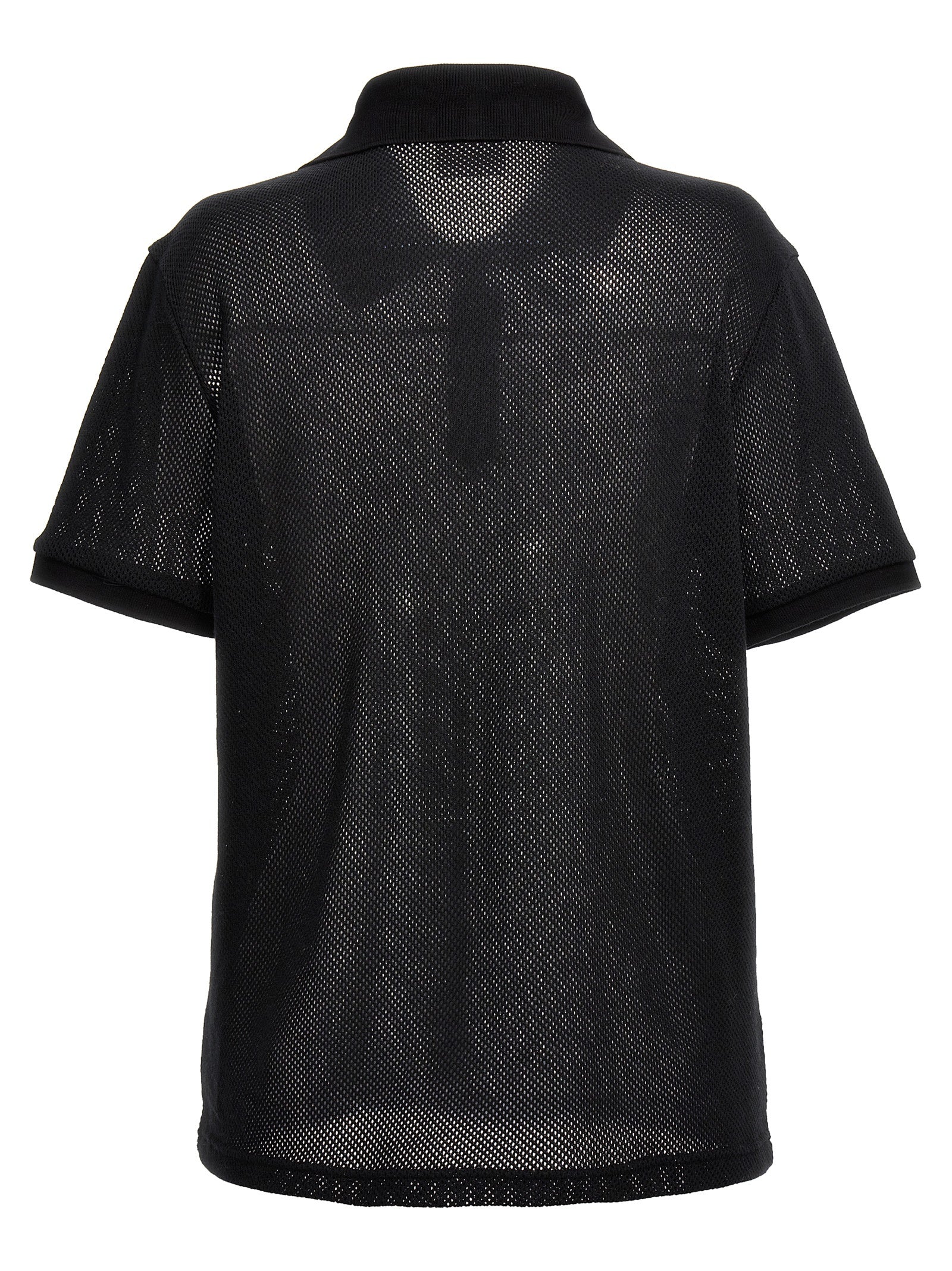 Courreges Mesh Fabric Polo Shirt