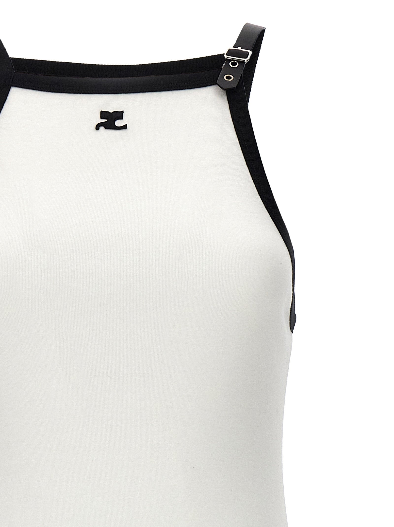 Courreges 'Buckle Contrast' Dress