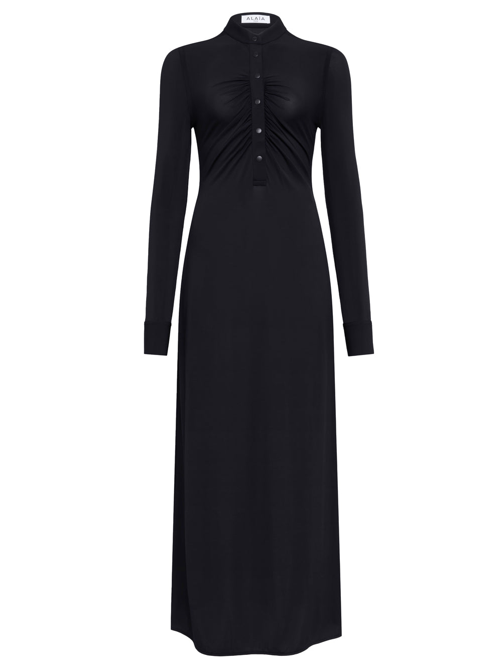 Alaïa Soft Jersey Ruched Dress