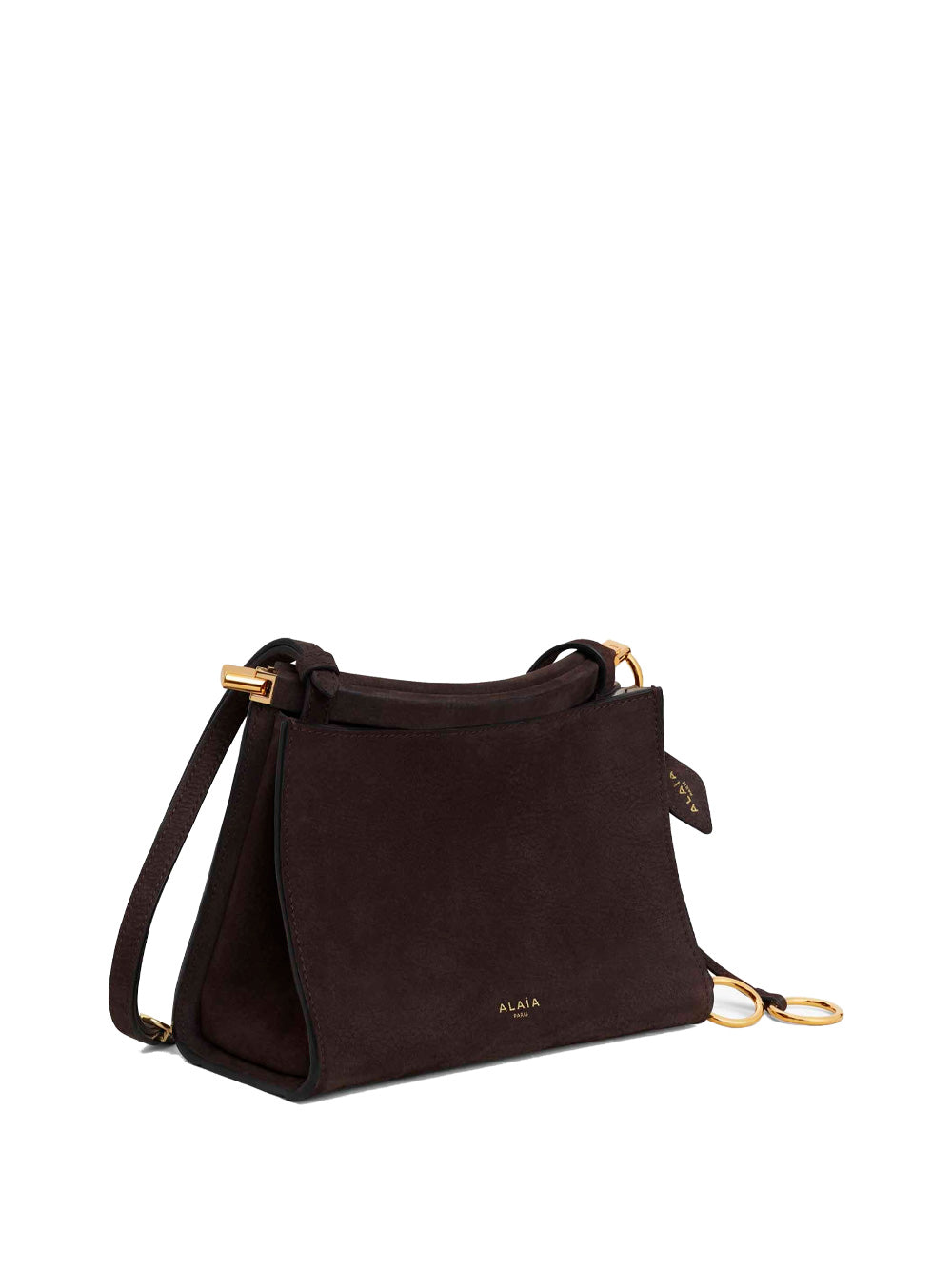 Alaïa Le Click Small Square Bag In Nubuck