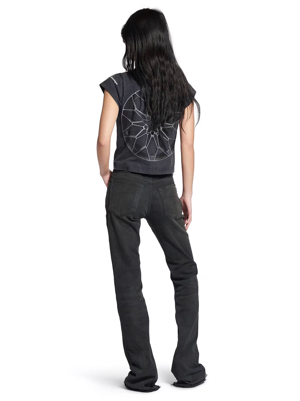 Balenciaga Slim Fit Bootcut Jeans