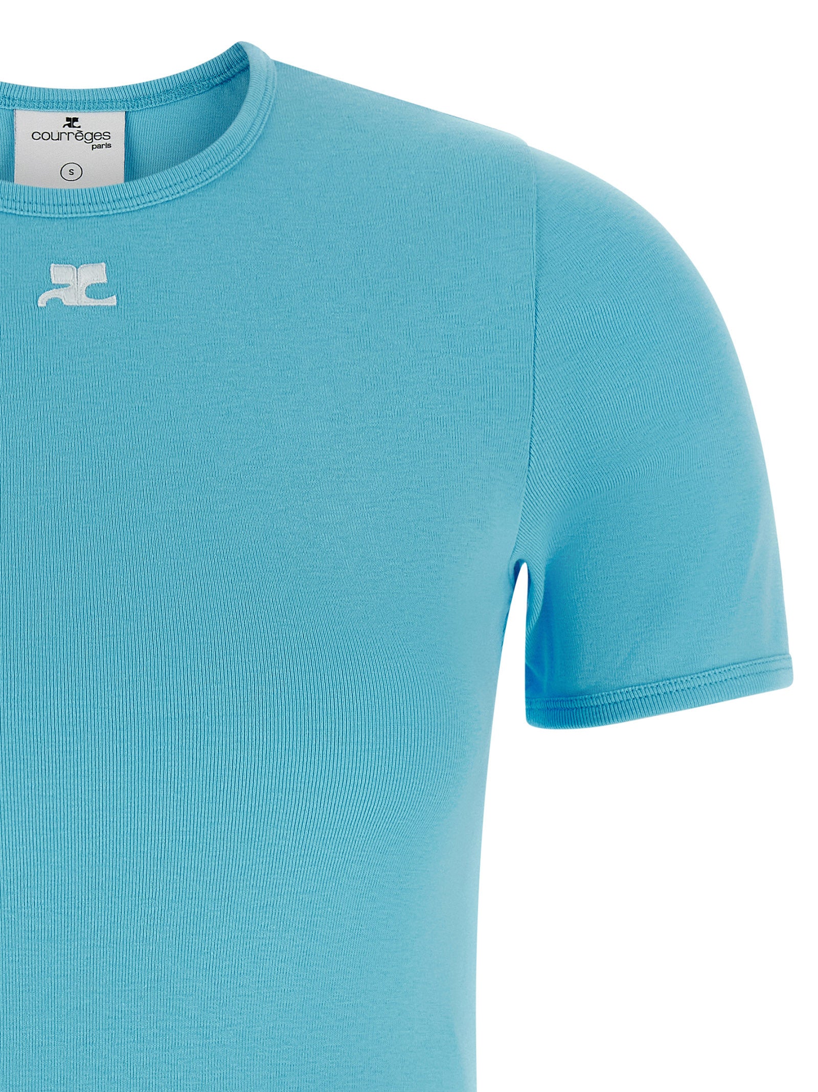 Courreges 'Signature Contrast' T-Shirt