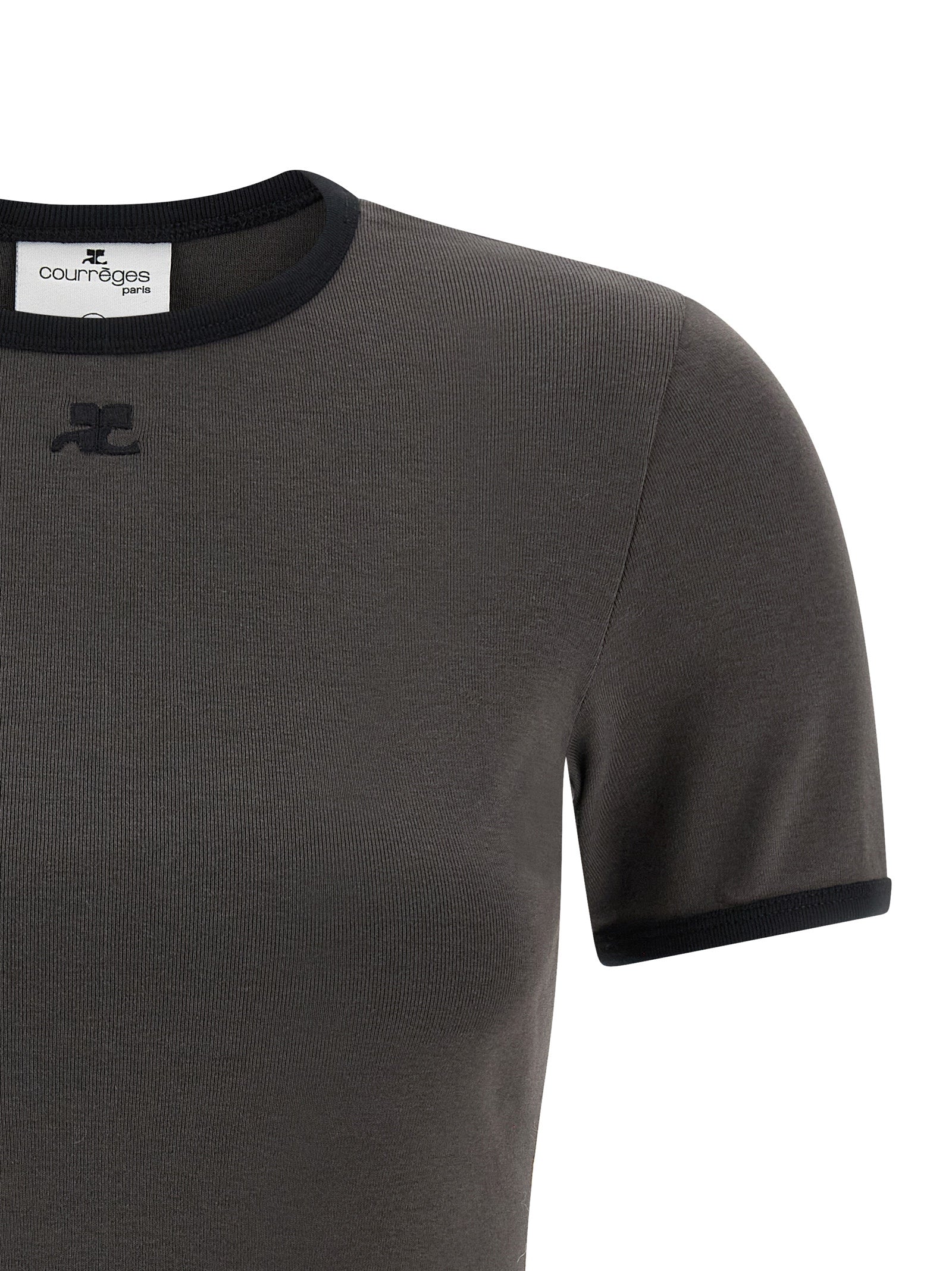 Courreges 'Signature Contrast' T-Shirt