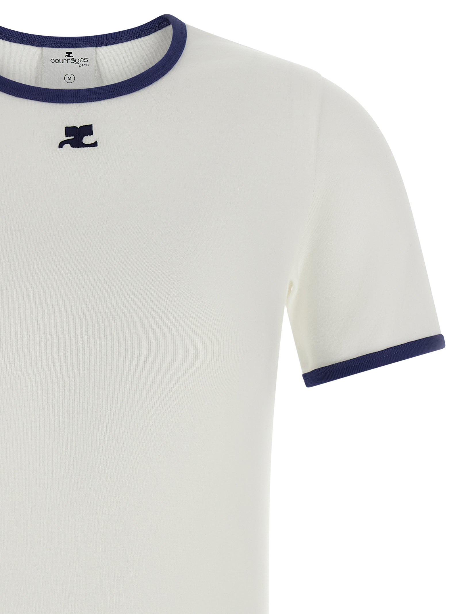Courreges 'Signature Contrast' T-Shirt