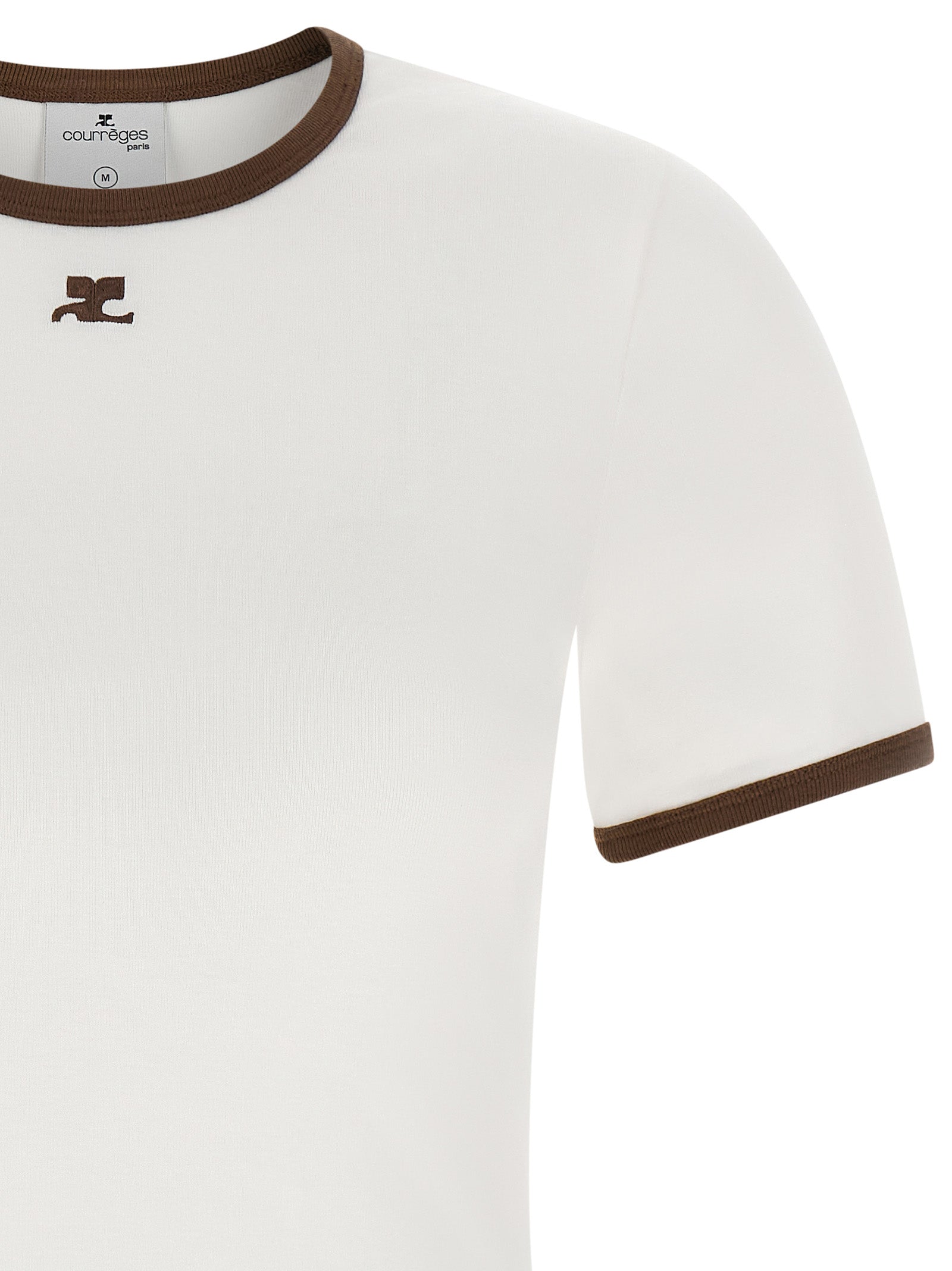 Courreges 'Signature Contrast' T-Shirt