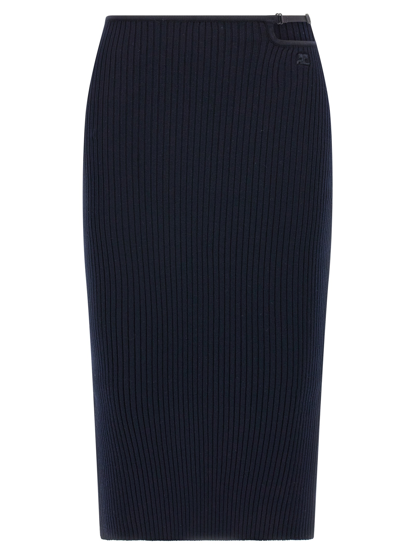 Courreges 'Loop Rib Knit' Skirt