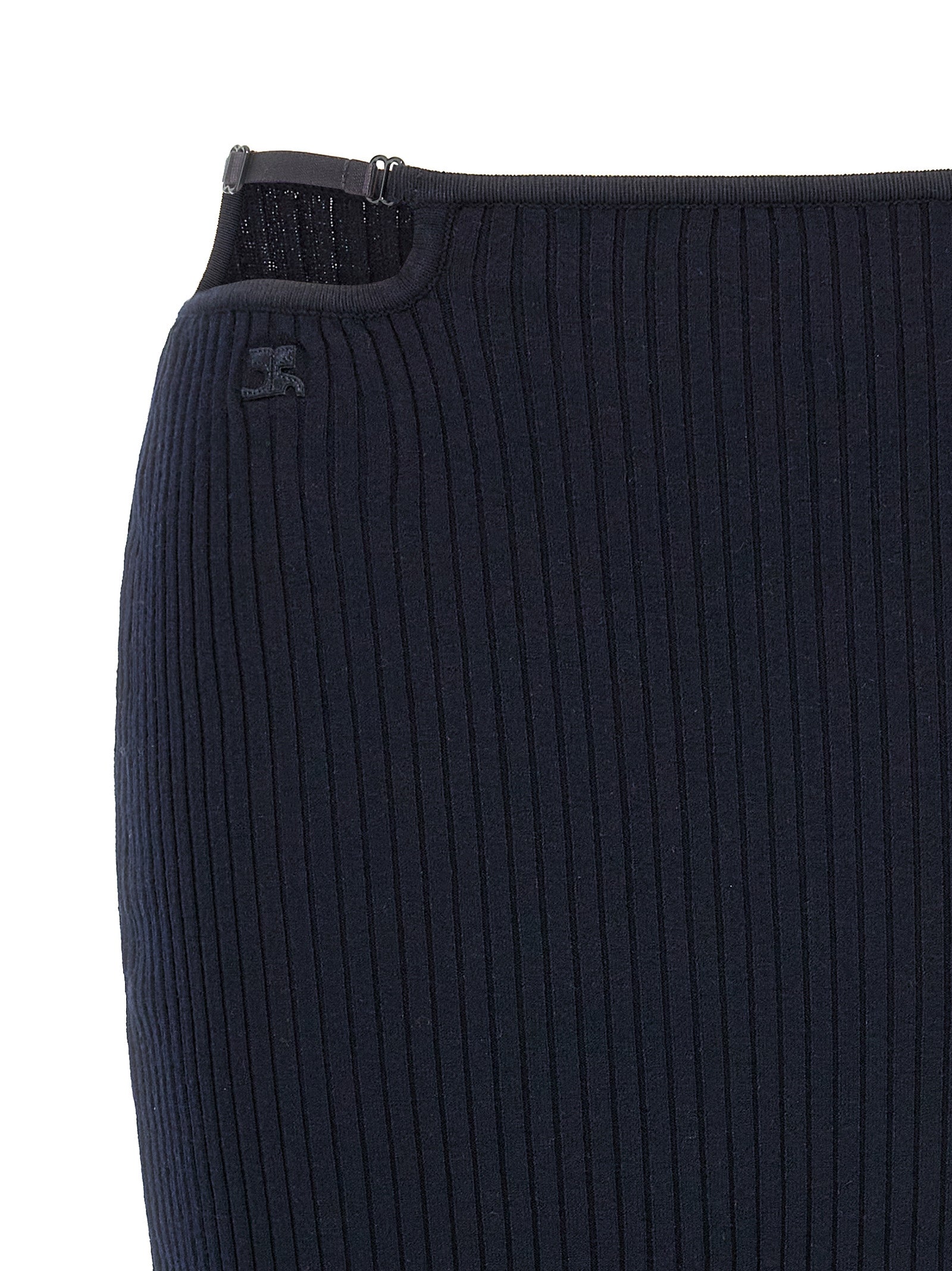 Courreges 'Loop Rib Knit' Skirt