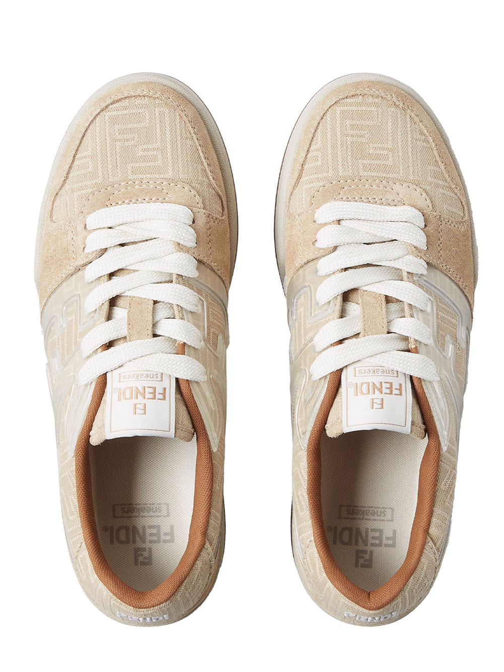 Fendi Low Top Match Sneakers