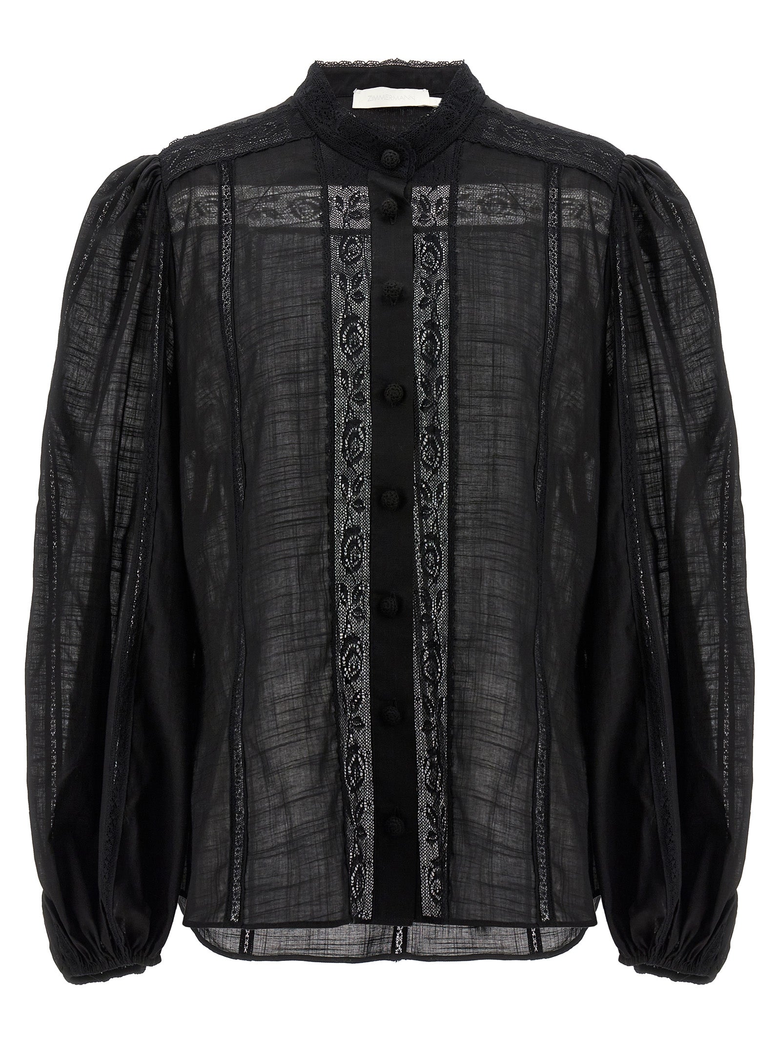 Zimmermann 'Halliday Lace Trim' Shirt