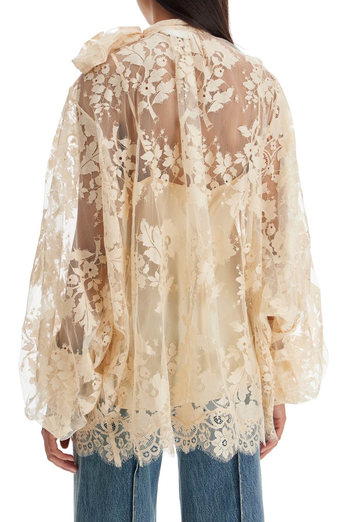 Zimmermann Of Lace Blouse With Floral Pattern