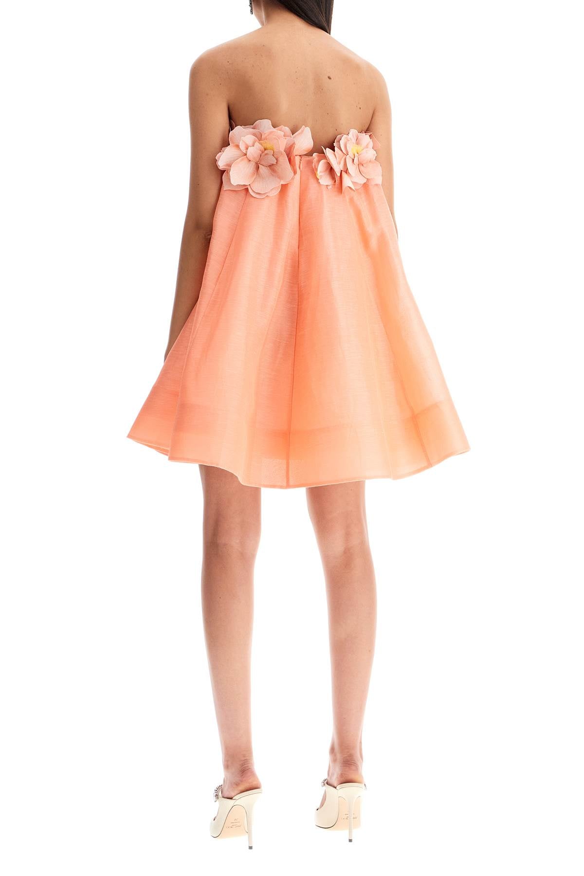 Zimmermann 'Mini Organza Dress With Petal