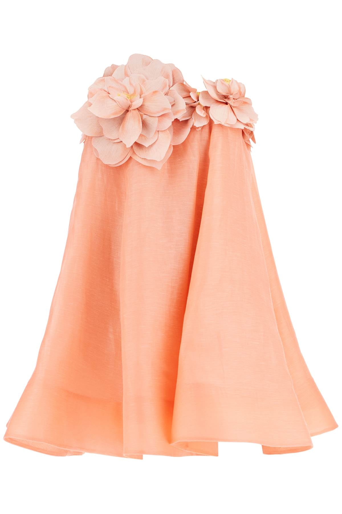 Zimmermann 'Mini Organza Dress With Petal