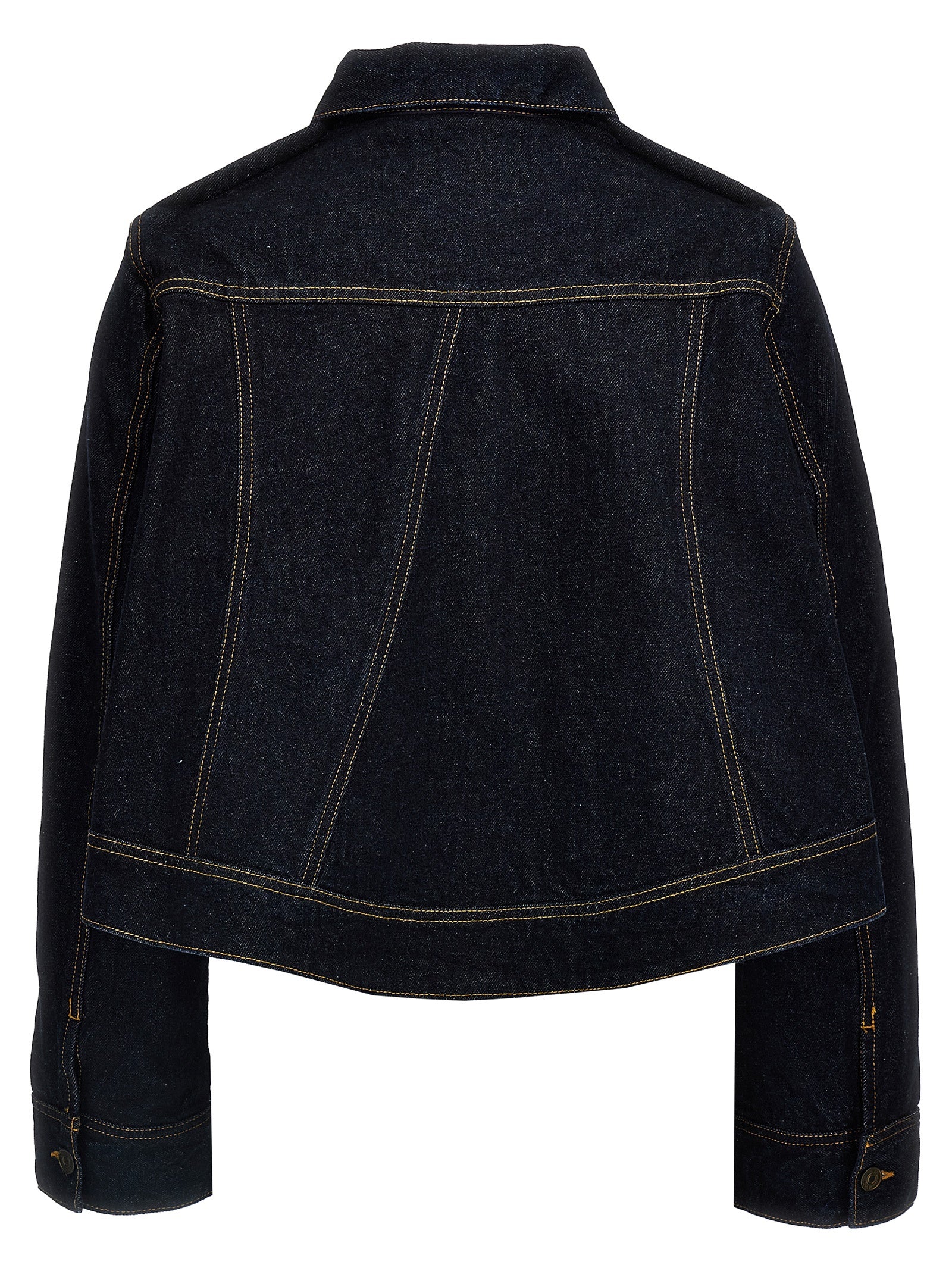 Victoria Beckham Denim Cropped Jacket