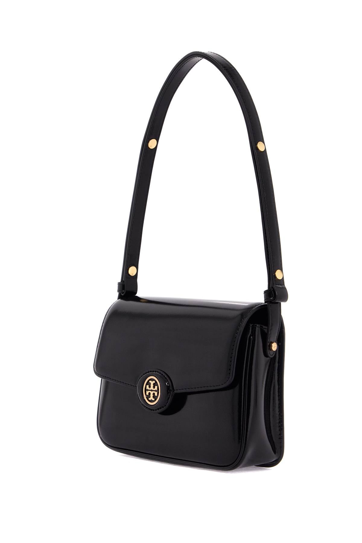 Tory Burch Brushed Leather Robinson Shoulder Bag