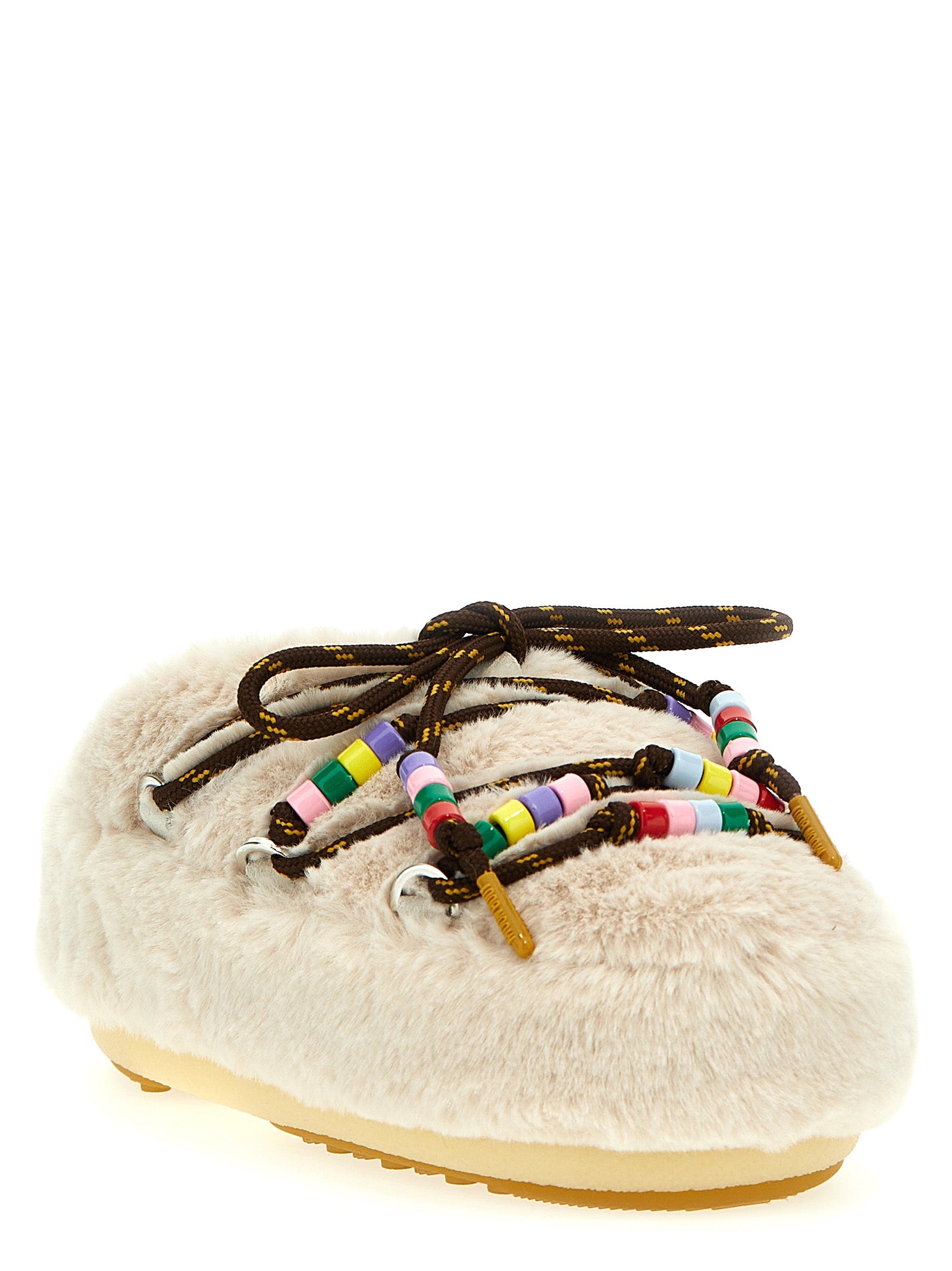 Moon Boot 'Faux-Fur Beads' Mules