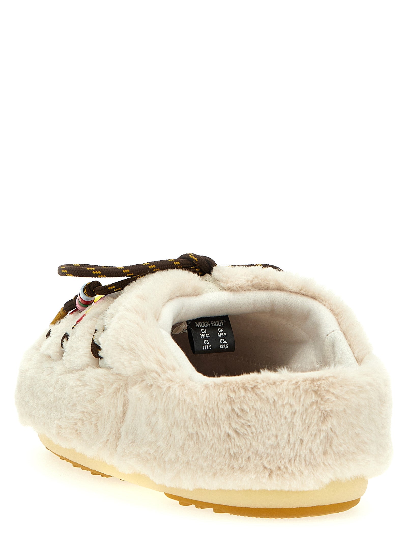 Moon Boot 'Faux-Fur Beads' Mules