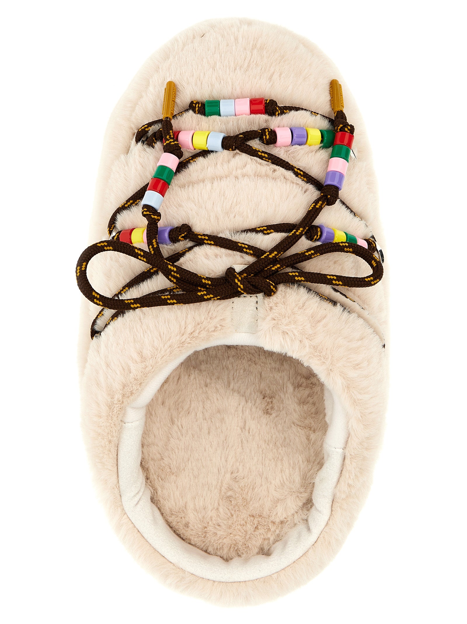 Moon Boot 'Faux-Fur Beads' Mules