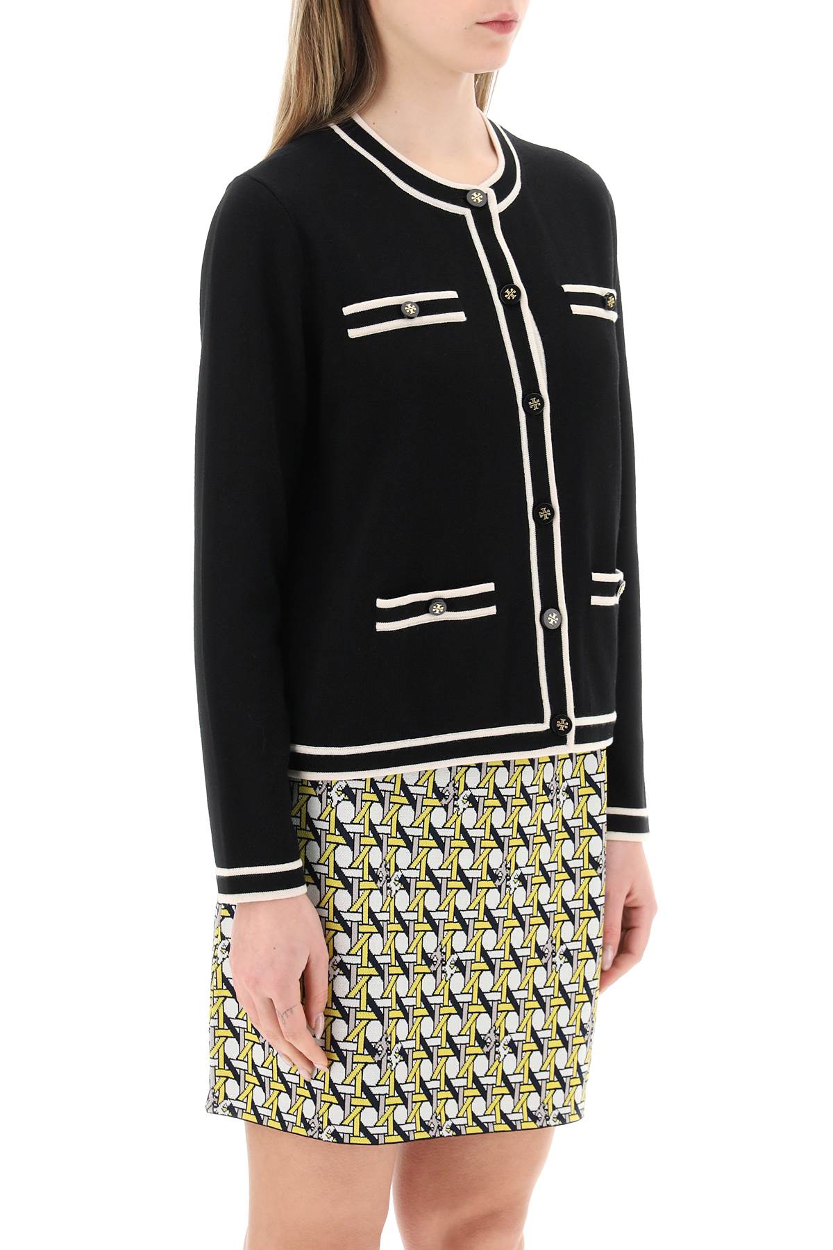 Tory Burch Kendra Merino Wool Cardigan