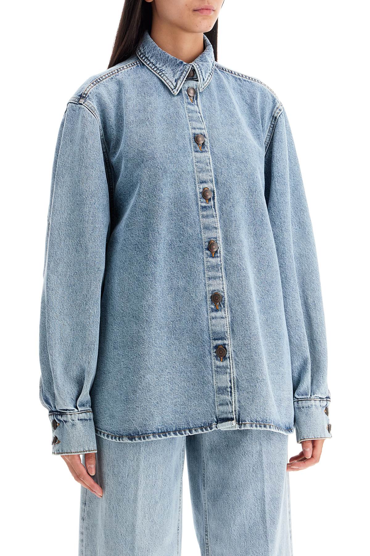 Magda Butrym Denim Oversized Shirt For Women