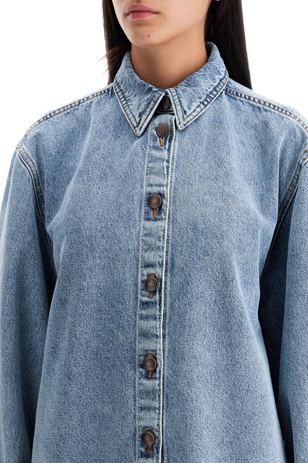 Magda Butrym Denim Oversized Shirt For Women