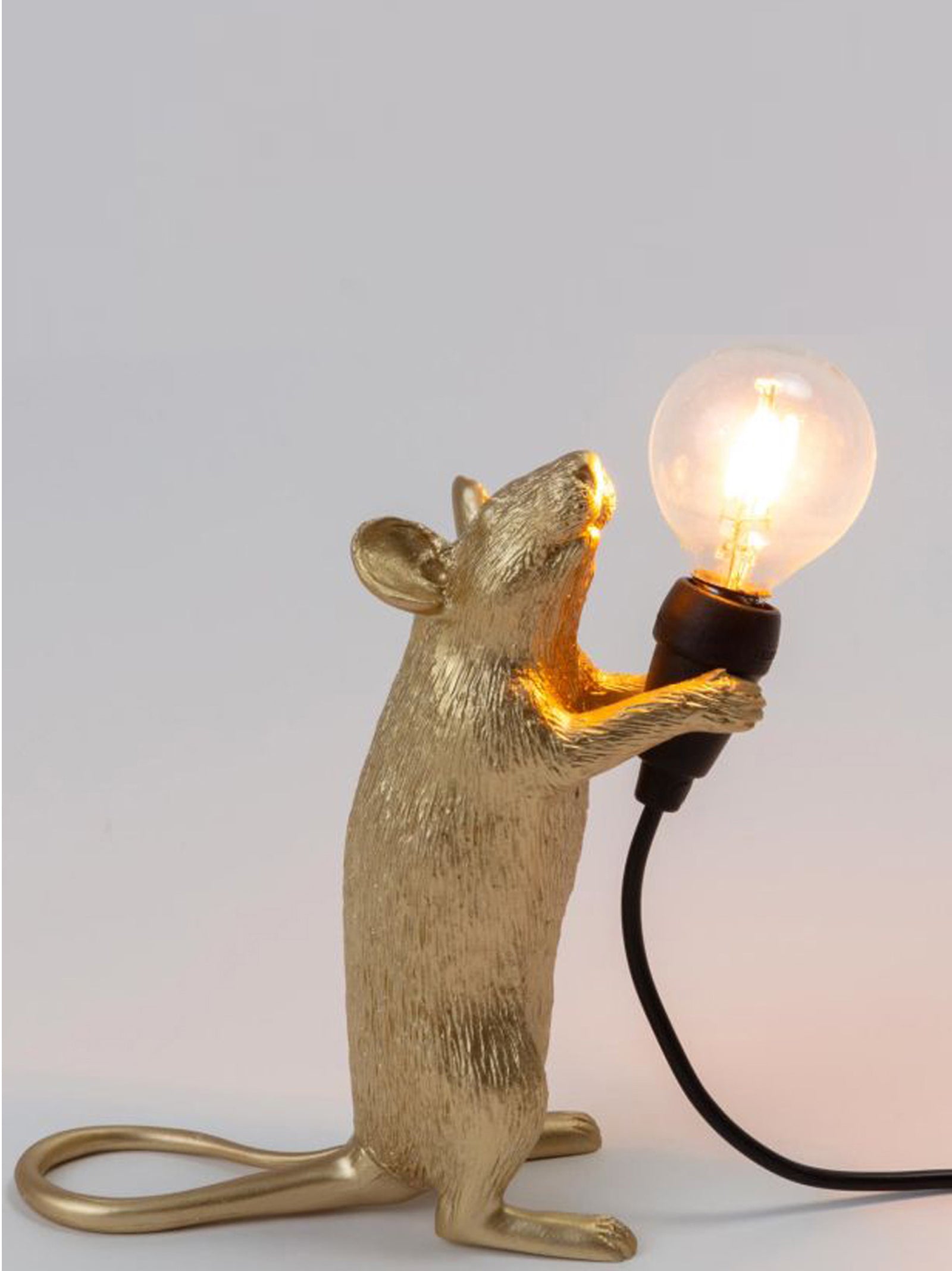 Seletti Seletti X Marcantonio 'Mouse Step Gold' Lamp