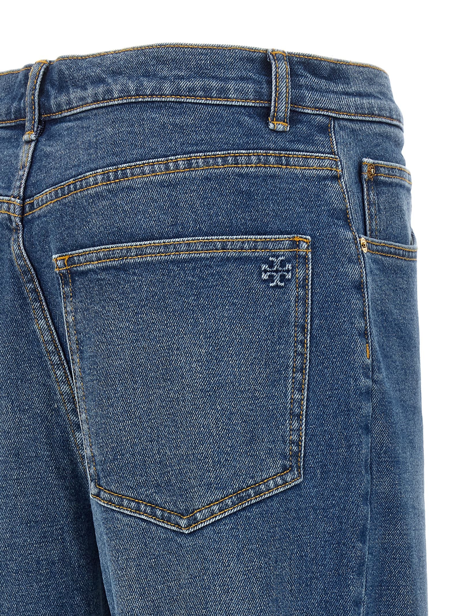 Tory Burch 'Cropped Flared' Jeans