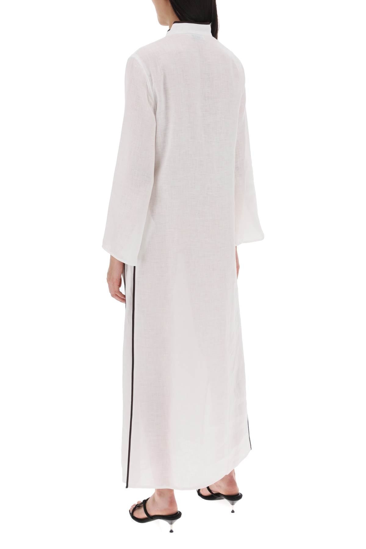 Tory Burch Long Linen Caftan Dress