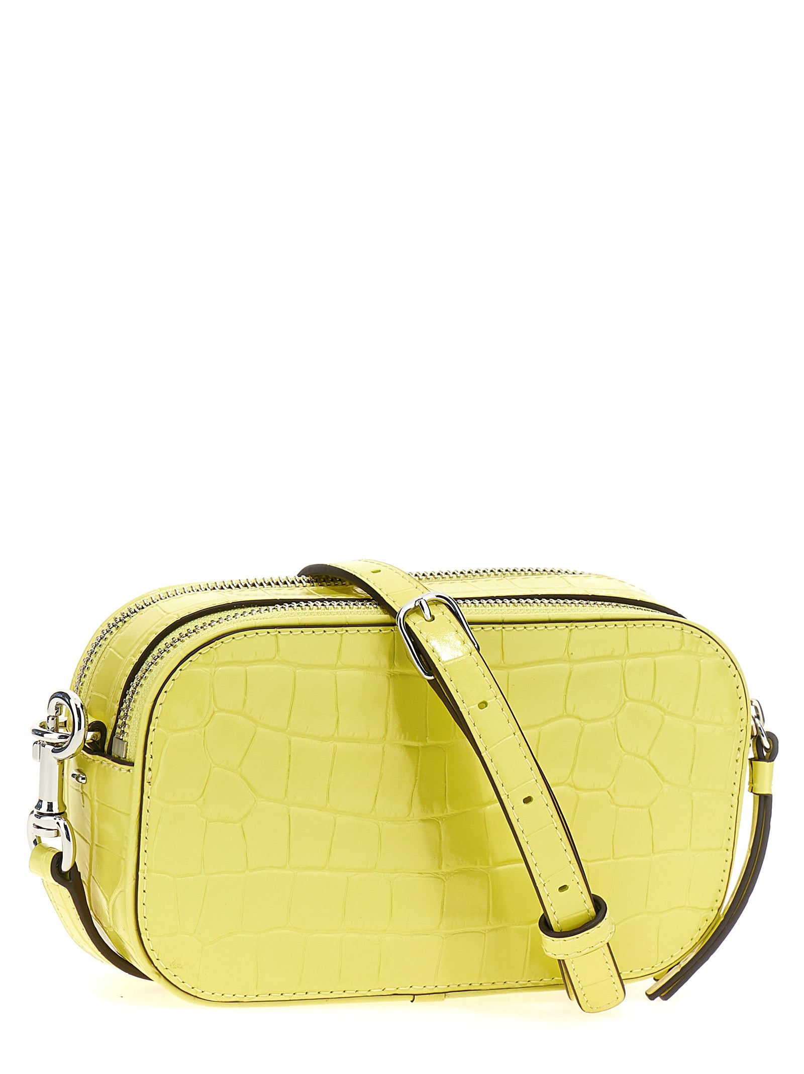 Tory Burch 'Miller Croc Embossed Mini' Crossbody Bag