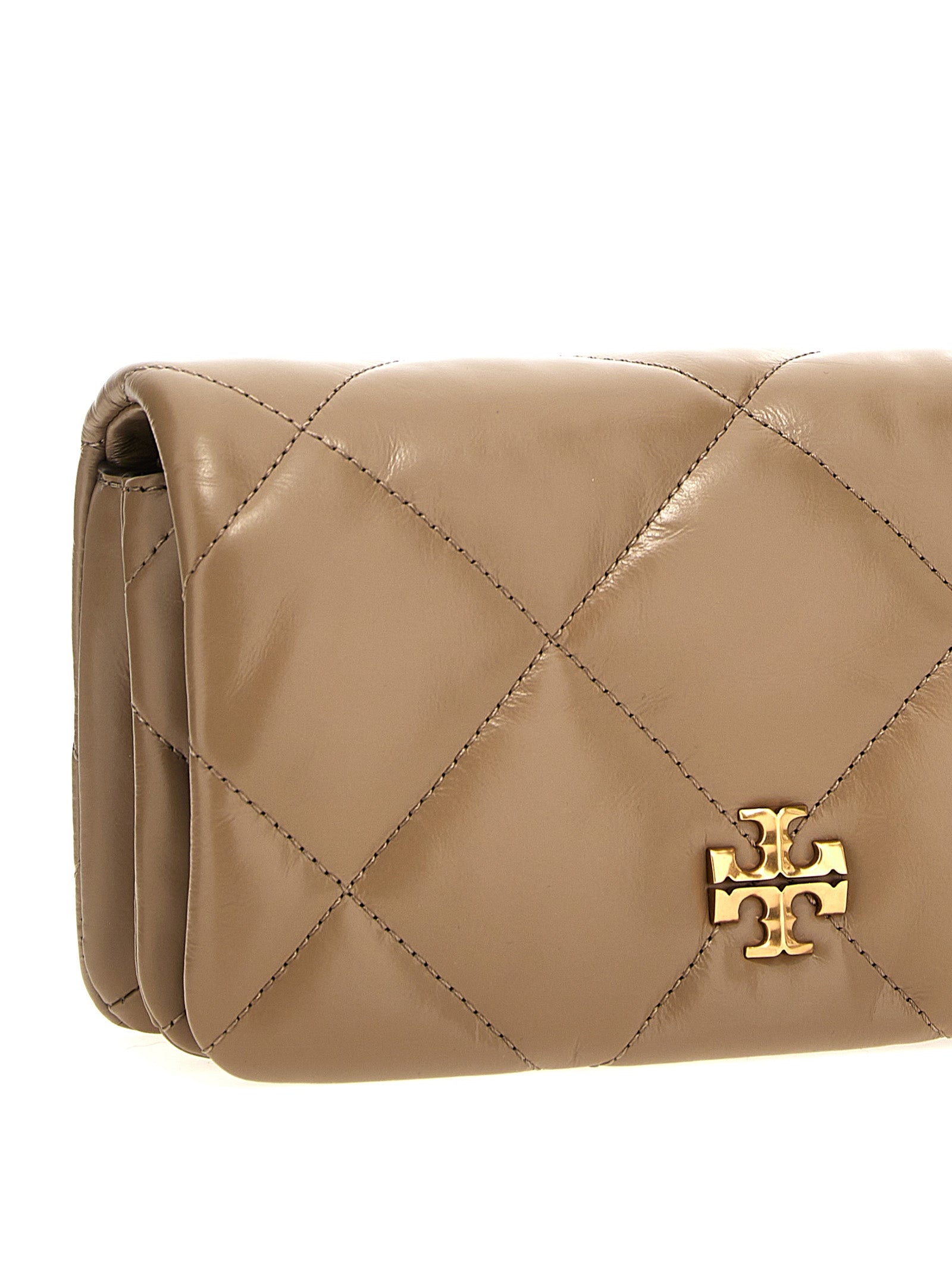 Tory Burch 'Kira Diamond Quilt' Wallet On Chain