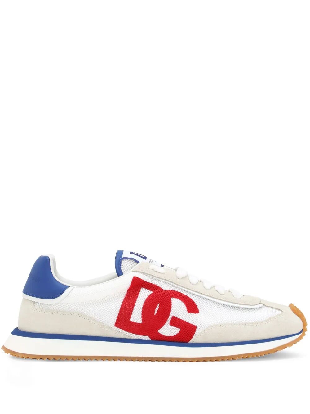 Dolce & Gabbana Suede And Mesh Dg Cushion Sneakers
