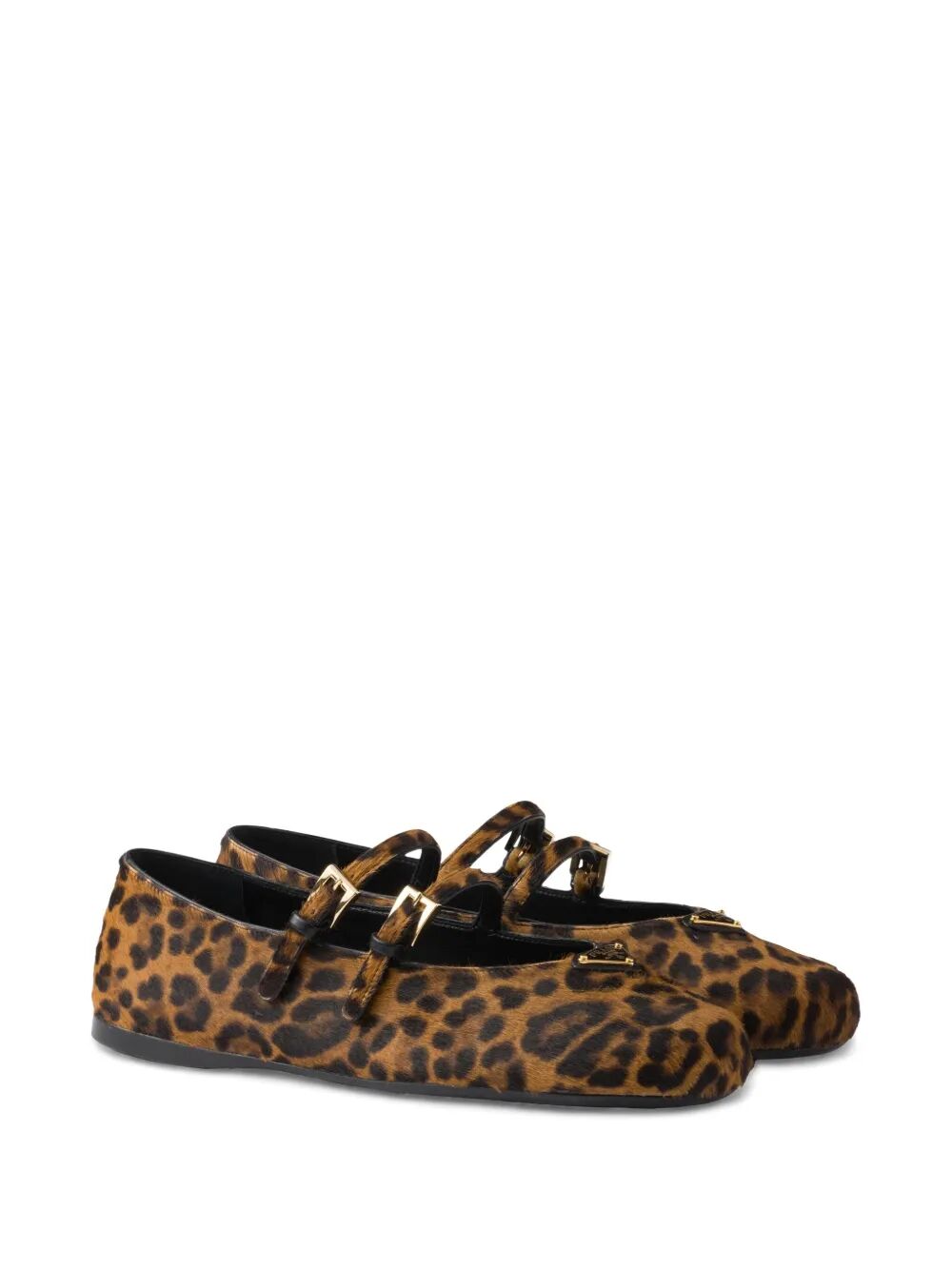 Prada Animalier Printed Leather Loafers