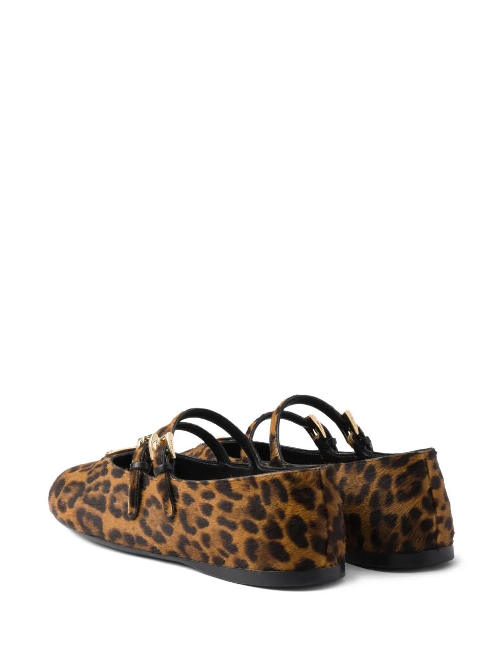 Prada Animalier Printed Leather Loafers