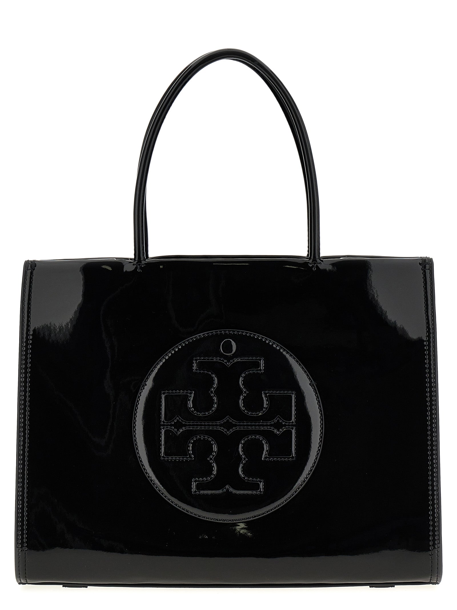 Tory Burch 'Ella Bio Patent Small' Shopping Bag