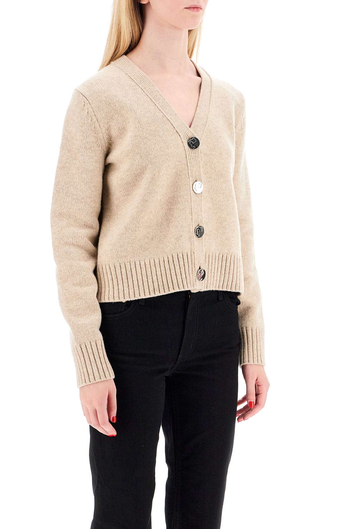 Tory Burch Short Wool Cardigan For Women